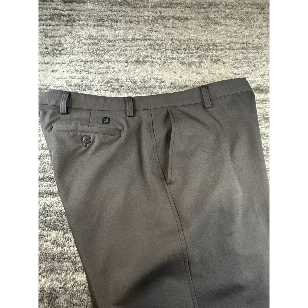Footjoy Athletic Fit Golf Pants‎ Men's 38x32 (30) Gray Straight Stretch Mint!